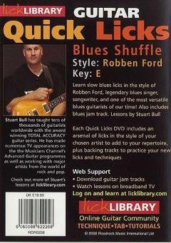 Blues Shuffle - Quick Licks von Robben Ford 