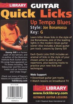 Up Tempo Blues - Quick Licks von Joe Bonamassa 