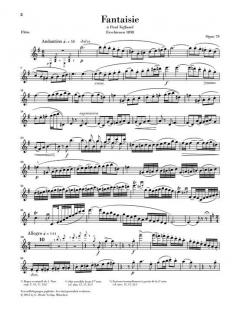 Fantaisie op. 79 und Morceau de lecture von Gabriel Fauré für Flöte und Klavier im Alle Noten Shop kaufen
