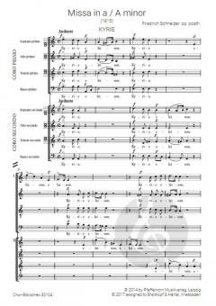 Missa in a op. Posthum (Friedrich Schneider) 