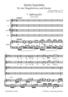 6 Quartette op. 112 (Johannes Brahms) 
