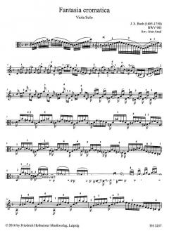 Fantasia cromatica BWV 903 von Johann Sebastian Bach 