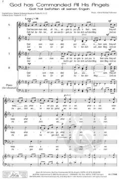 Gott hat befohlen all seinen Engeln (Alwin Michael Schronen) 