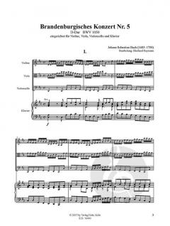 Brandenburgisches Konzert Nr. 5 D-Dur BWV 1050 (J.S. Bach) 