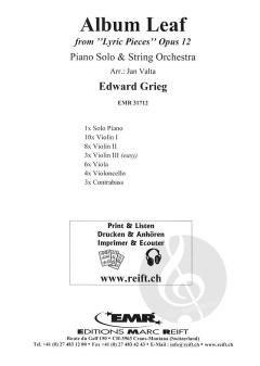 Album Leaf von Edvard Grieg 