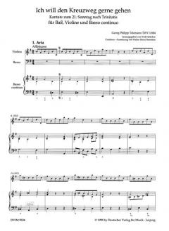 Ich will den Kreuzweg gerne (Georg Philipp Telemann) 