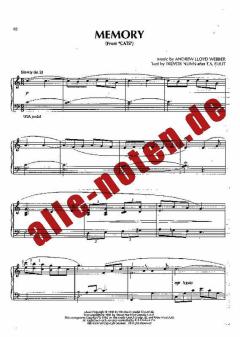 Piano Solos von Andrew Lloyd Webber 