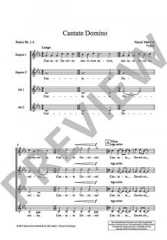 Cantate Domino von Pascal Martiné 