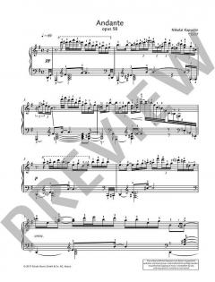 Andante op. 58 von Nikolai Kapustin 