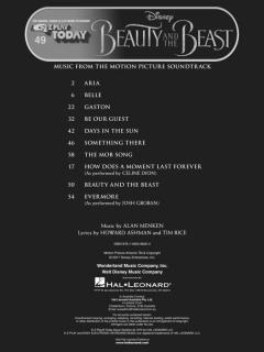 Beauty And The Beast: E-Z Play Today von Alan Menken 