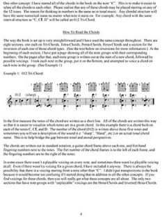 21st Century Chords For Guitar 