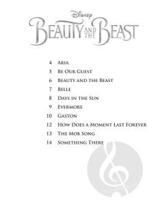 Beauty And The Beast - Clarinet von Tim Rice 