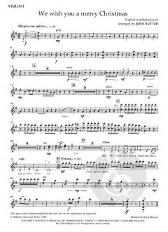 We wish you a merry Christmas von John Rutter 