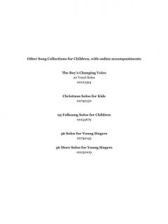 Art Songs for Children 