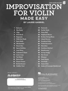 Improvisation For Violin Made Easy im Alle Noten Shop kaufen