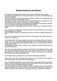 Saxophon-Workout von Bernhard Ullrich 