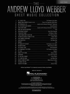 The Andrew Lloyd Webber Sheet Music Collection For Easy Piano 