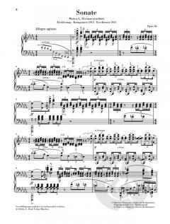 Klaviersonate Nr. 2 b-moll op. 36 von Sergei Rachmaninow im Alle Noten Shop kaufen