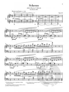 Scherzi - Leinen von Frédéric Chopin 