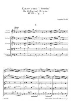 Konzert e-Moll RV277 op. 11,2 