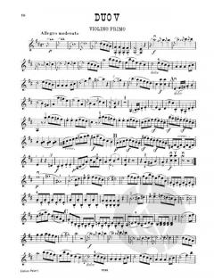 6 kleine Duos op. 8 von Ignaz Pleyel für 2 Violinen im Alle Noten Shop kaufen