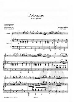 Polonaise B-Dur D 580 von Franz Schubert für Violine und Klavier im Alle Noten Shop kaufen