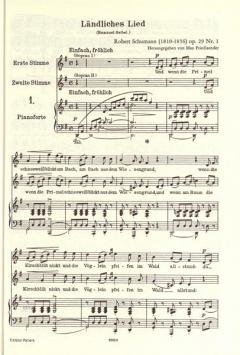 34 Duette für 2 Stimmen von Robert Schumann 