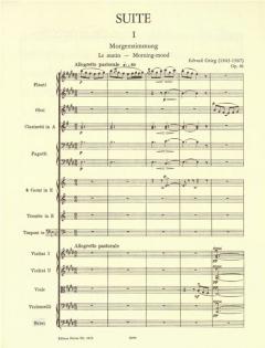 Peer Gynt Suite Nr. 1 op. 46 von Edvard Grieg für Orchester im Alle Noten Shop kaufen (Partitur)