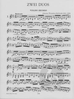 Duos concertants op. 70 von Johannes Wenzeslaus Kalliwoda 