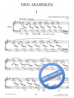 3 Arabesken op. 61 von Moritz Moszkowski 