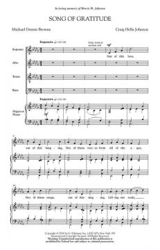 Song Of Gratitude von Craig Hella Johnson (Download) 