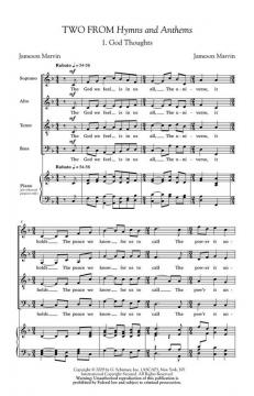 Two From Hymns And Anthems von Jameson Marvin (Download) 