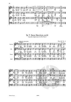 Weltliche a Cappella Gesänge 1 op. 42 (Johannes Brahms) 