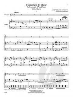 Concerto in Eb Major Hob. Vlle:1 von Joseph Haydn für Trompete in B und Klavier im Alle Noten Shop kaufen