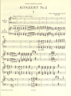 Konzert Nr. 2 G-Dur op. 44 von Pjotr Iljitsch Tschaikowski für Klavier und Orchester im Alle Noten Shop kaufen