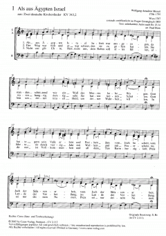 Chorbuch Mozart/Haydn II (W.A. Mozart) 