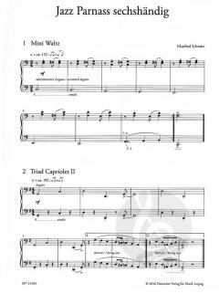 Jazz Parnass 6-händig von Manfred Schmitz 