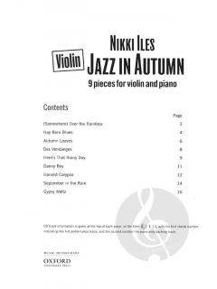Violin Jazz in Autumn im Alle Noten Shop kaufen