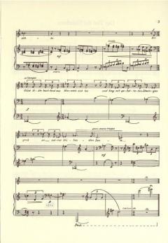 Drei Lieder für Alt und Klavier von Siegfried Thiele 
