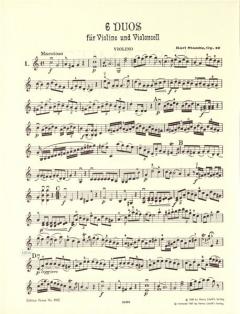 6 Duos op. 19 von Carl Stamitz für Violine und Violoncello (neue Ausgabe) im Alle Noten Shop kaufen