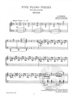 5 Klavierstücke von Gioachino Rossini im Alle Noten Shop kaufen