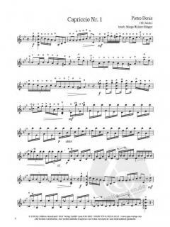 Capriccio Nr.1 von Pietro Denis für Mandoline solo im Alle Noten Shop kaufen (Partitur)