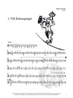 9 Burlesken von Marlo Strauß für Mandoline solo im Alle Noten Shop kaufen (Partitur)