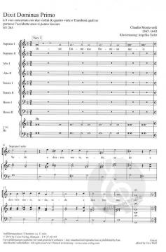Dixit Dominus Primo SV 263 (Claudio Monteverdi) 