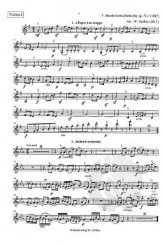 Mendelssohn-Suite 1 von Felix Mendelssohn Bartholdy für Streichorchester im Alle Noten Shop kaufen (Einzelstimme) - MWM40-019VL1