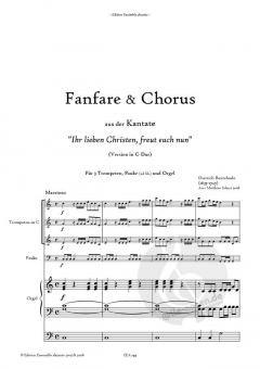 Fanfare & Chorus von Dietrich Buxtehude 