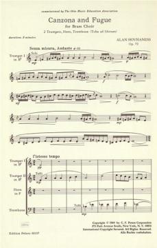 Canzona und Fuge op. 72 (Alan Hovhaness) 