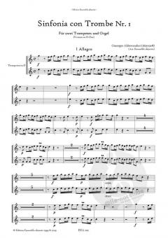 Sinfonia con Trombe Nr. 1 von Giuseppe Antonio Vincenzo Aldrovandini 