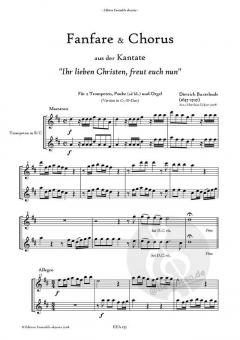 Fanfare & Chorus von Dietrich Buxtehude 