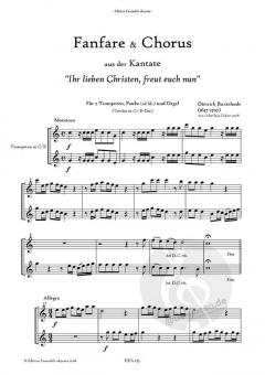 Fanfare & Chorus von Dietrich Buxtehude (Download) 